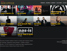 Tablet Screenshot of exeterboxoffice.com